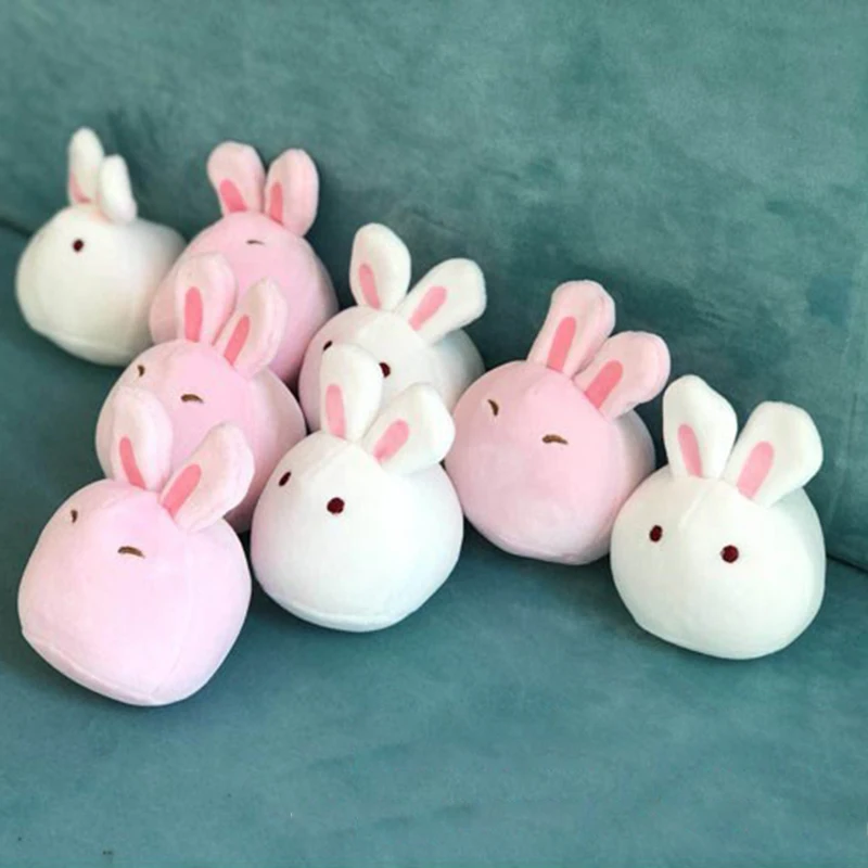 

1Bag Plush Mini Rabbit Dolls Stuffed Toys Simulation Innovative Snack Bunny Doll Soft Sofa Pillow Kawaii Home Decoration