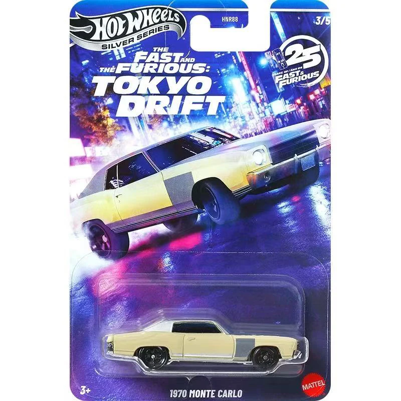 Фото Новая литая под давлением модель автомобиля из сплава Hot Wheels Silver Series HNR88 Fast & Furious Plymouth, коллекция автомобилей №4
