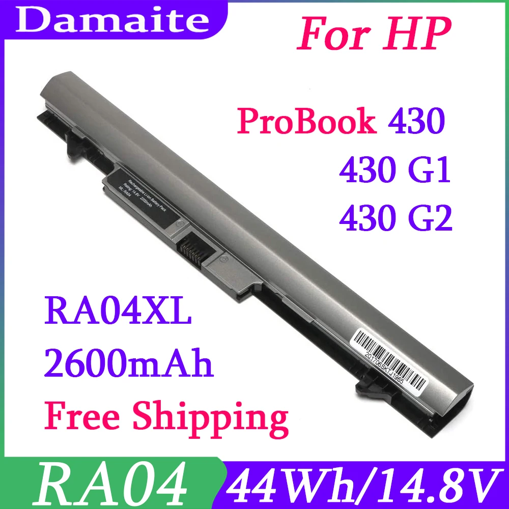 RA04XL RA04 Аккумулятор для ноутбука HP Probook 430 G1 G2 HSTNN-IB5X H6L28ET H6L28AA HSTNN-W01C HSTNN-C84C HSTNN-IB4L 14 8 В