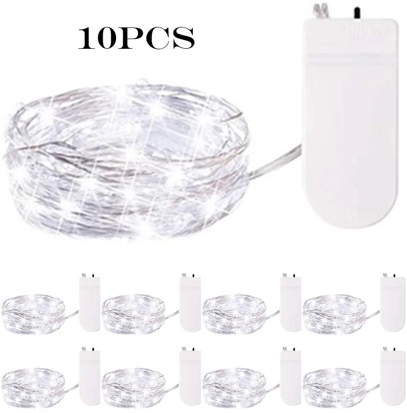 

TIKLEE медные светодиодные гирлянды 2м 20 LEDs