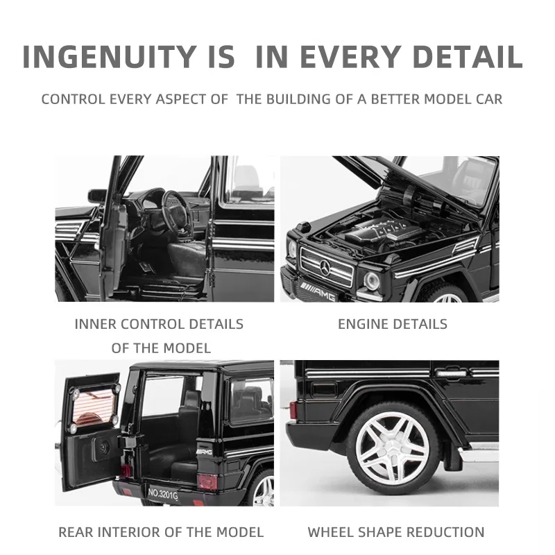 Металлическая Литая Под Давлением Модель Автомобиля В Масштабе 1:32 G65 G63