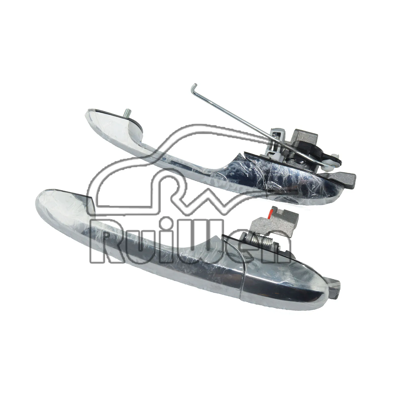 Автомобильная дверная ручка для Fiat 500 и 500C 2007 2008 2009 2010-2020 внешняя хромированная