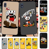 yinuoda cute cuphead phone case for samsung a51 01 50 71 21s 70 31 40 30 10 20 s e 11 91 a7 a8 2018