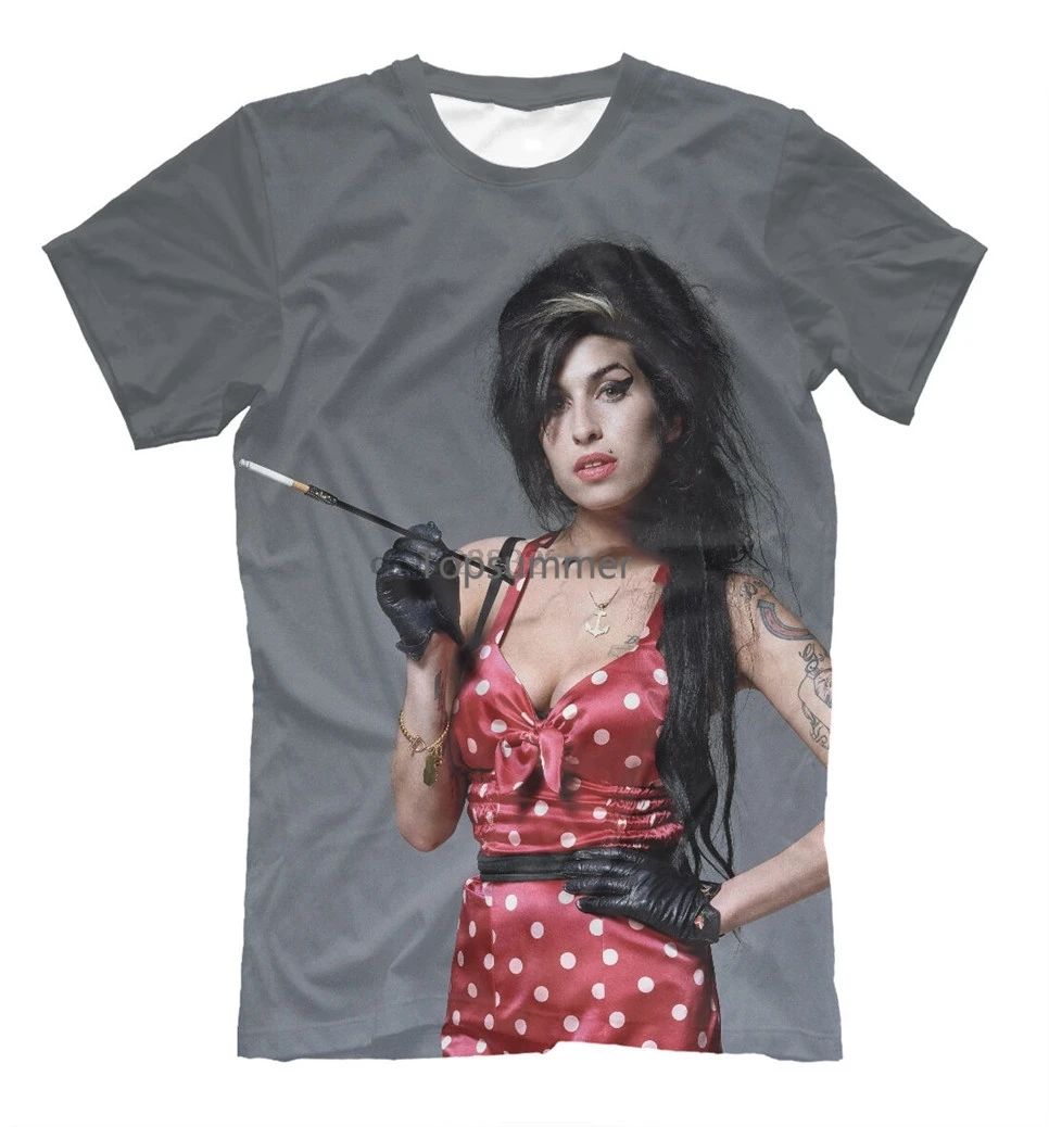 

Amy Winehouse T-Shirt - Pop Stars Soul Singer Tee Music Legend Top Christmas Gifts Tee Shirt