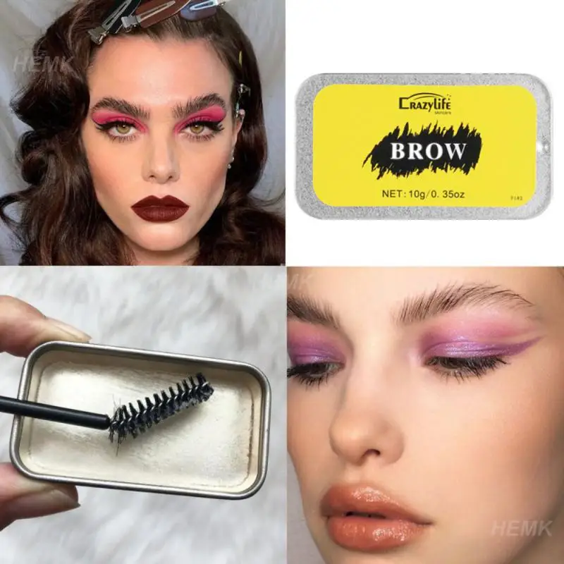 

Wenkbrauw Zeep Wax Pluizige Luchtige Wenkbrauwen Pommade Gel Voor Wenkbrauw Lamineren Make Zeep Brow Beeldhouwen Eyebrow Brush