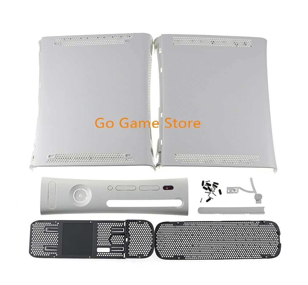 5 комплектов для XBOX 360 Fat Console Housing House Shell с логотипом полный корпус XBOX360 черный