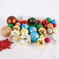 christmas ornament ball ornaments 30 pcs barrel christmas plastic ball christmas tree pendant christmas decoration