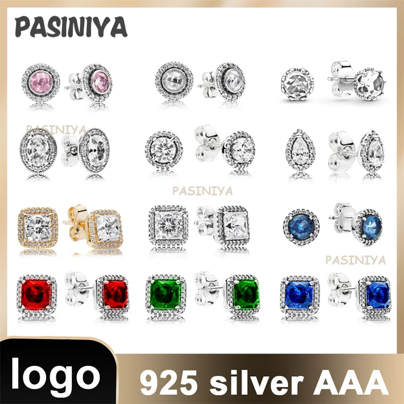 

Серьги-гвоздики из серебра 925 пробы с логотипом