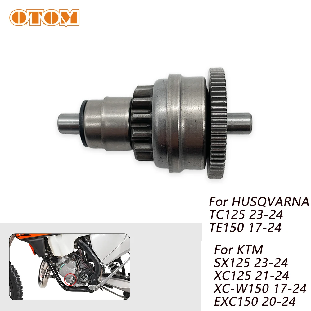 Фото Стартер мотоцикла Bendix для KTM XCW150 17-24 SX125 XC125 EXC150 HUSQVARNA TC125 TE150, детали двигателя, пусковой двигатель №1