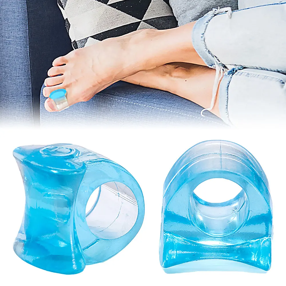 

1 Pair Silicone Gel Bunion Toe Corrector Orthotics Straightener Separator
