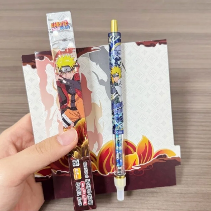 Набор ручек-сюрпризов Kayou Naruto Series: Аниме-персонажи, черные ручки для уроков, канцелярские принадлежности Наруто и Саске, подарки на день рождения (art.: 3920d84d615dd) - 3920d84d615dd