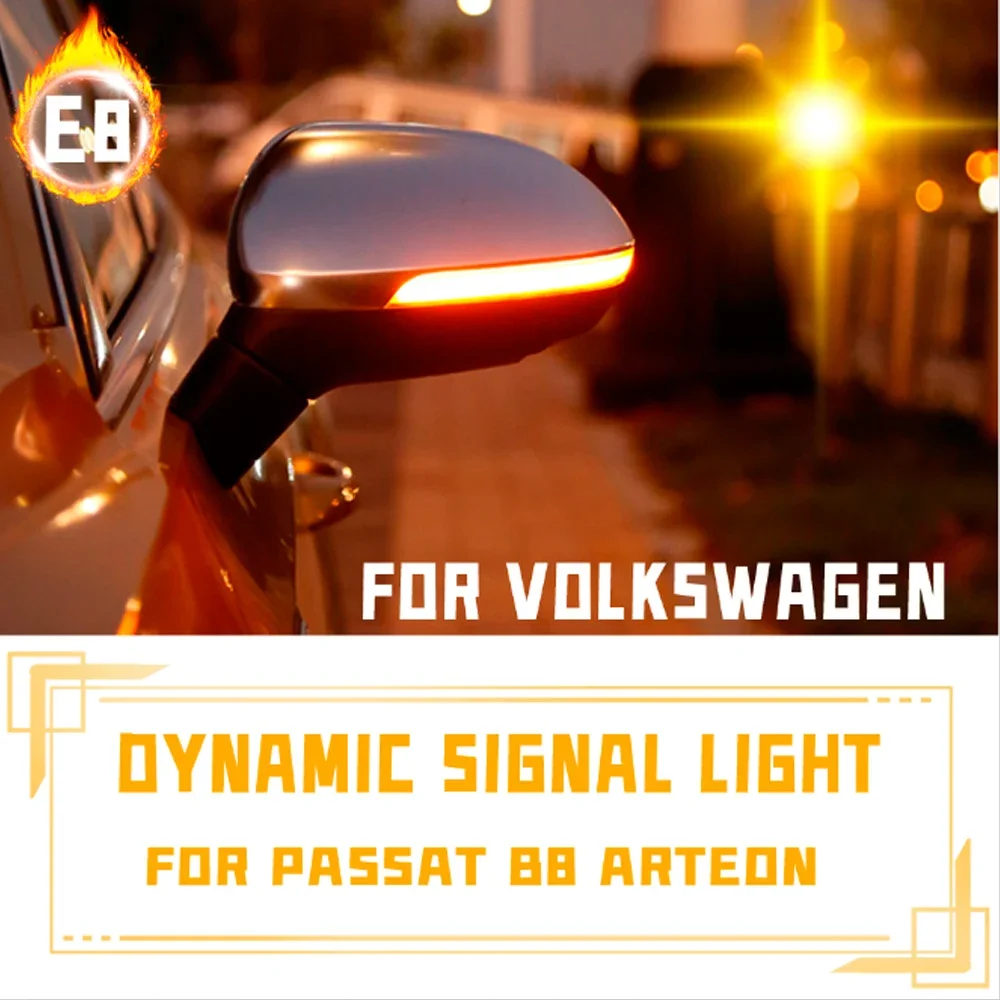 Поворотный сигнал для VW Passat B8 Arteon 2015 2016 2017 2018 2019