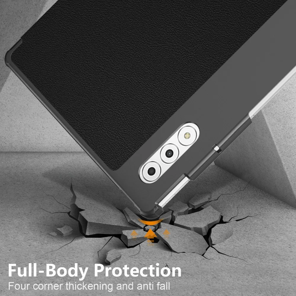 Фото Для Lenovo Yoga Tab Plus 12,7 дюйма 2025 TB520FU Магнитный тройной твердый корпус для Lenovo Yoga Pad Pro 12,7 Smart Funda Kids №4