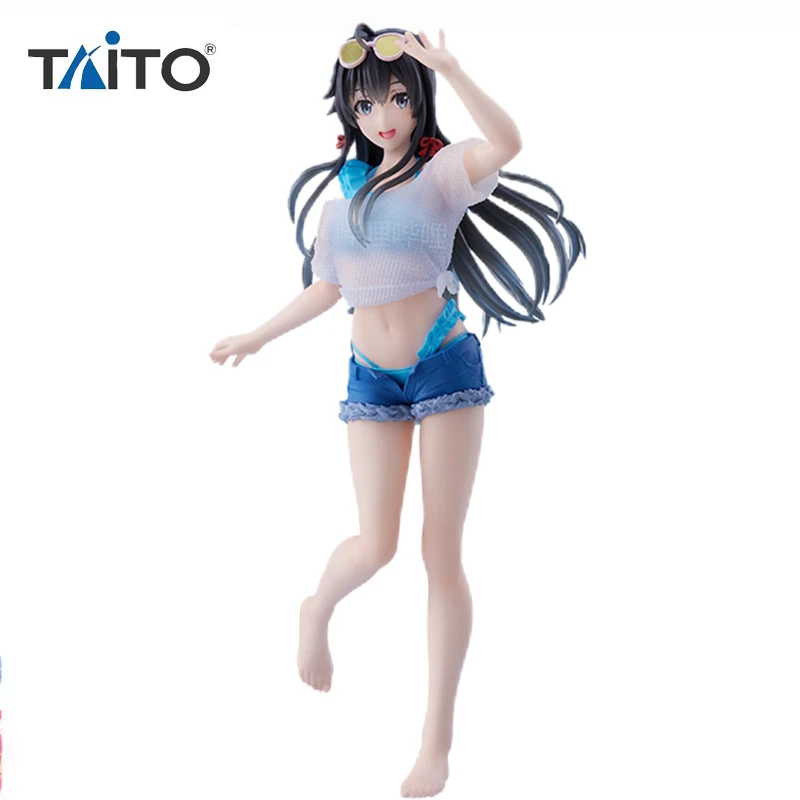 

In Stock Original Taito Yukinoshita Yukino My Teen Romantic Comedy SNAFU 18CM Anime Figure Action Figures Collectible Doll Toys