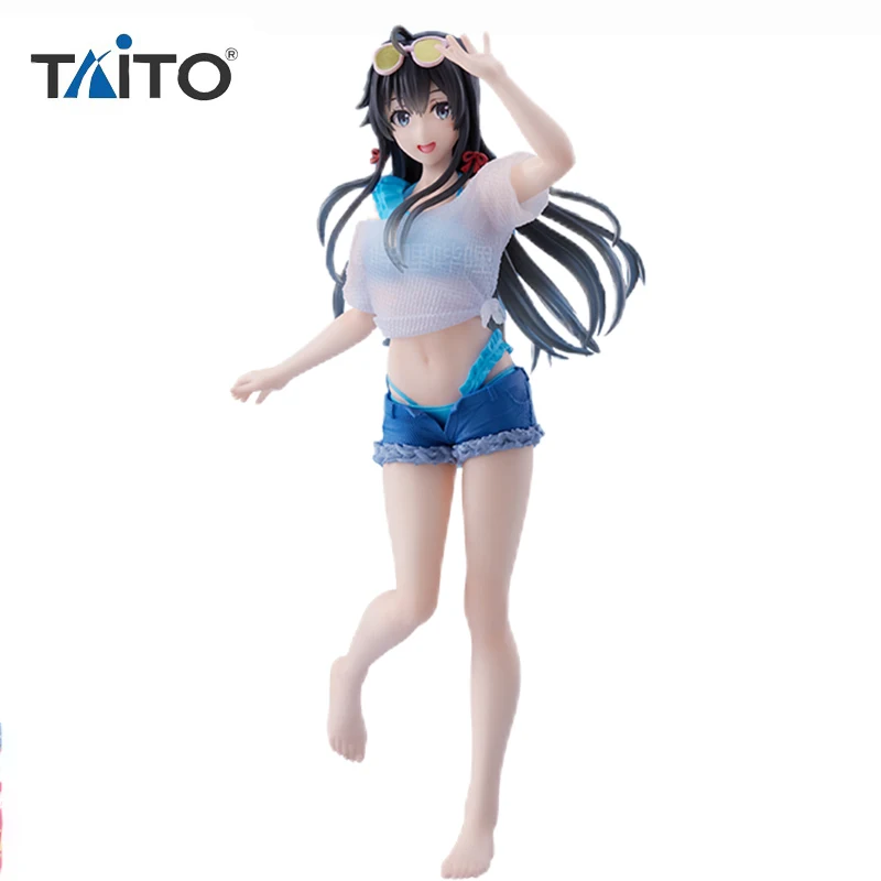 

Оригинальная игрушка Taito Yukinoshita Yukino My Teen романтическая комедия SNAFU 18 см, Аниме фигурки, коллекционные куклы, игрушки