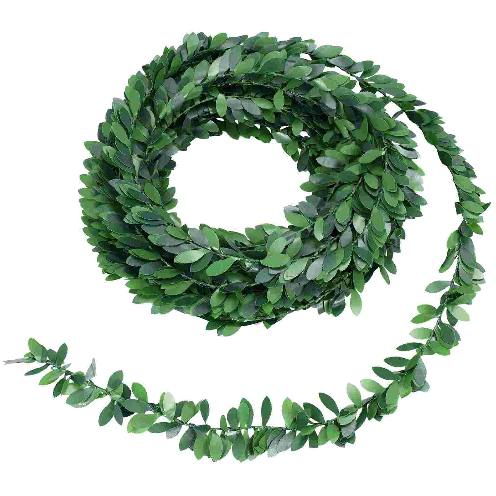 

Garland Green Vines Leaves Fake Artificial Leaf Foliage Home Autumn Outside Flowers Flower Wreath Greenery Making Supplies Maple