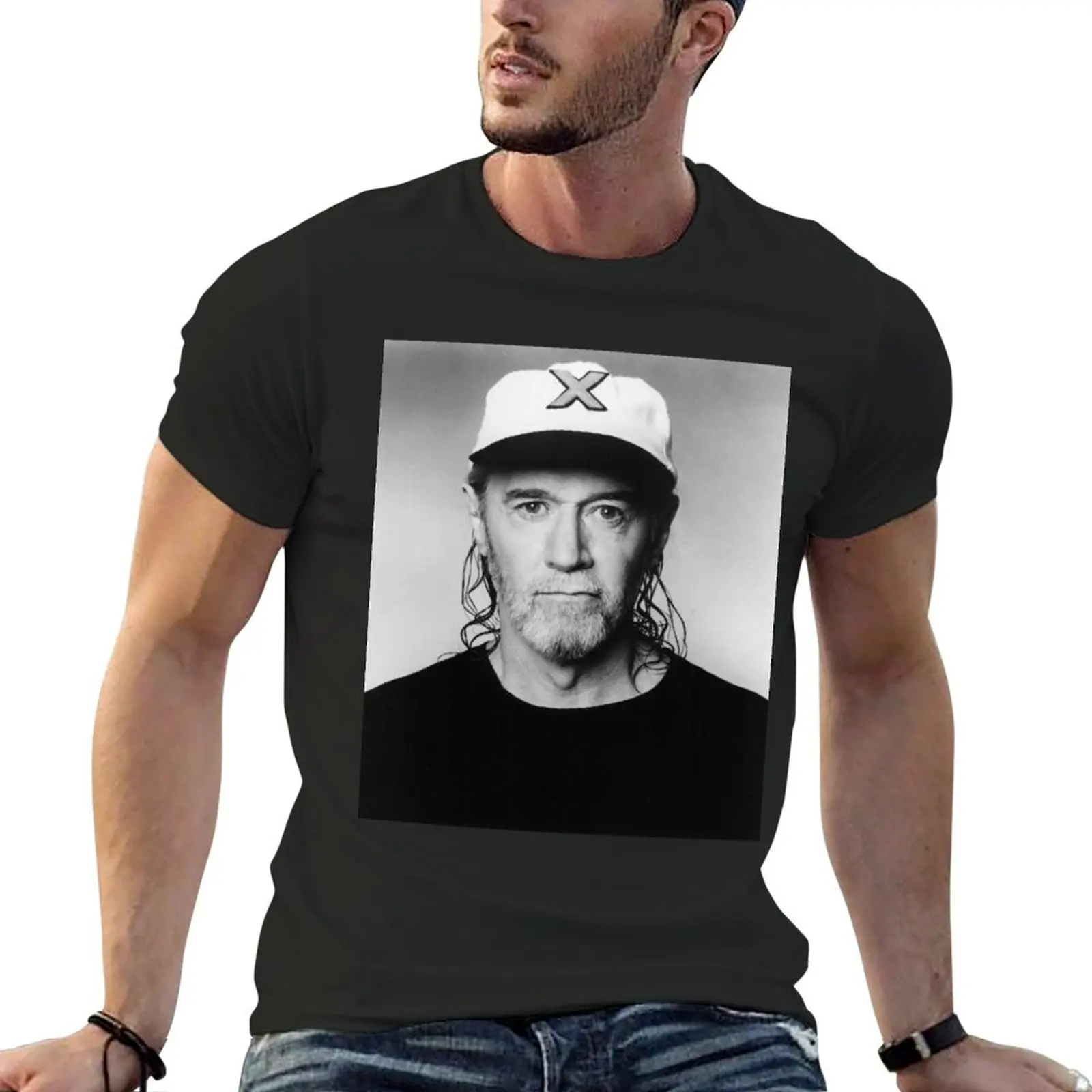 Футболка George Carlin летний топ Мужская одежда Дизайнерская футболка