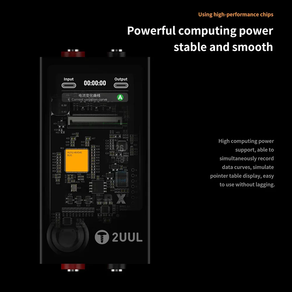 2UUL PW11 Power X Высокоотражающий экран Измеритель ампер-напряжения способный для