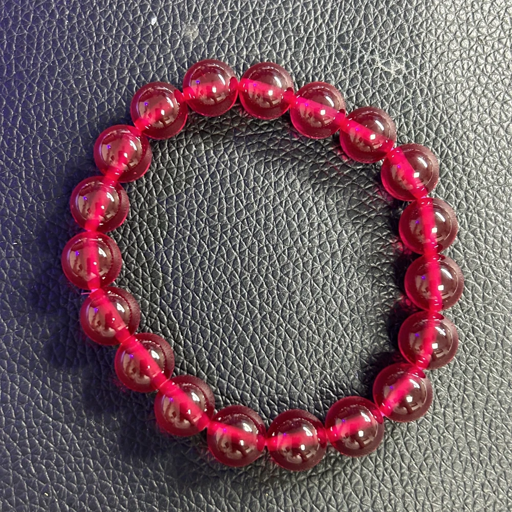 6 мм 8 10 12 20 круглый браслет из синтетических рубиновых красных драгоценных камней
