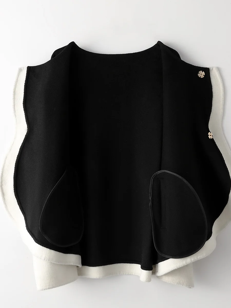 Wool Autumn 2022 New Korean Version of Casual Double-sided Woolen Coat for Women