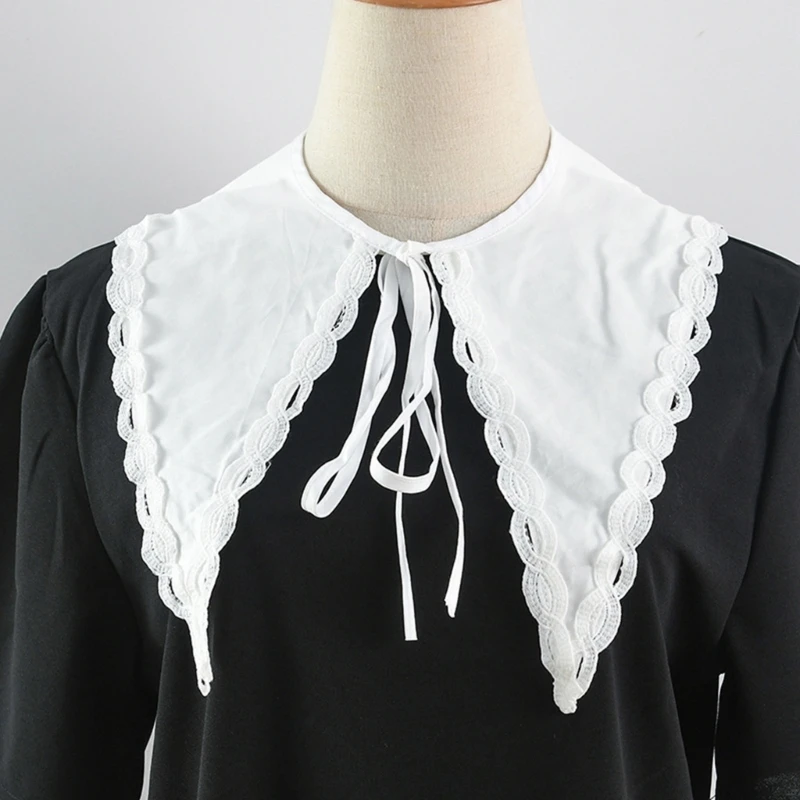 

Faux Collar Decorative Sweater Collar Top Lapel Floral Collar Fashion Neck Shawl