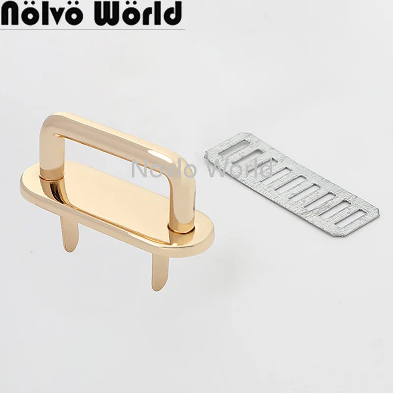 

10-50pcs 25*9mm inside 6 colors metal arch bridge for woman purse connect zinc alloy u-shape bag accessories