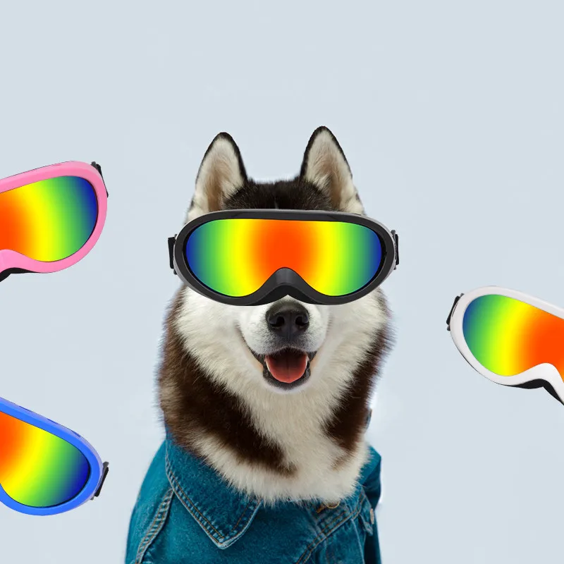 

New Pet Glasses Windproof Sandproof UV Resistant Dog Motorcycle Goggles Sunglasses Stylish Multi-color YJ011