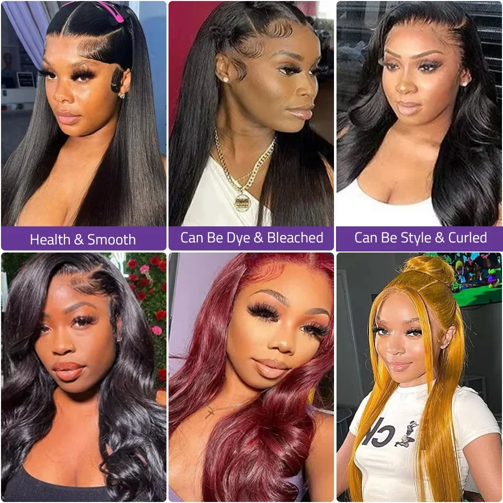 5x5 Бесклеевой HD Парик из натуральных волос с кружевной передней застежкой 13x6