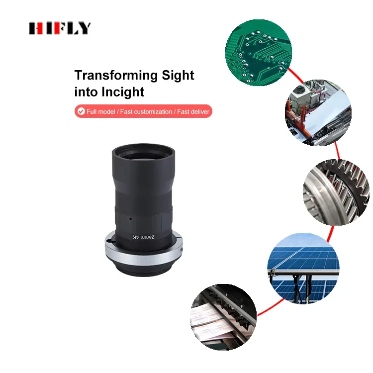 HIFLY Machine Vision AOI Оптические промышленные линзы 4K7u Объектив камеры линейного