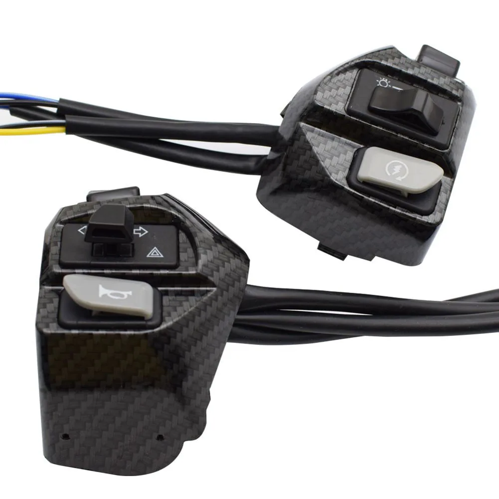 

Управляющий переключатель на руль мотоцикла, сигнал поворота, Электрический стартовый переключатель для фары, кнопочный переключатель для...