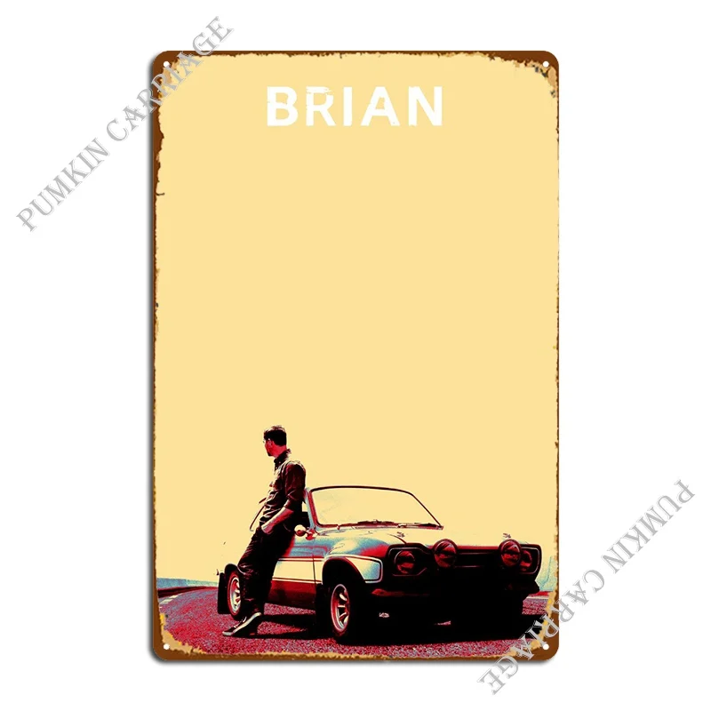 

Brian Oconner Metal Sign Poster Funny Cinema Wall Mural Plaques Tin Sign Poster