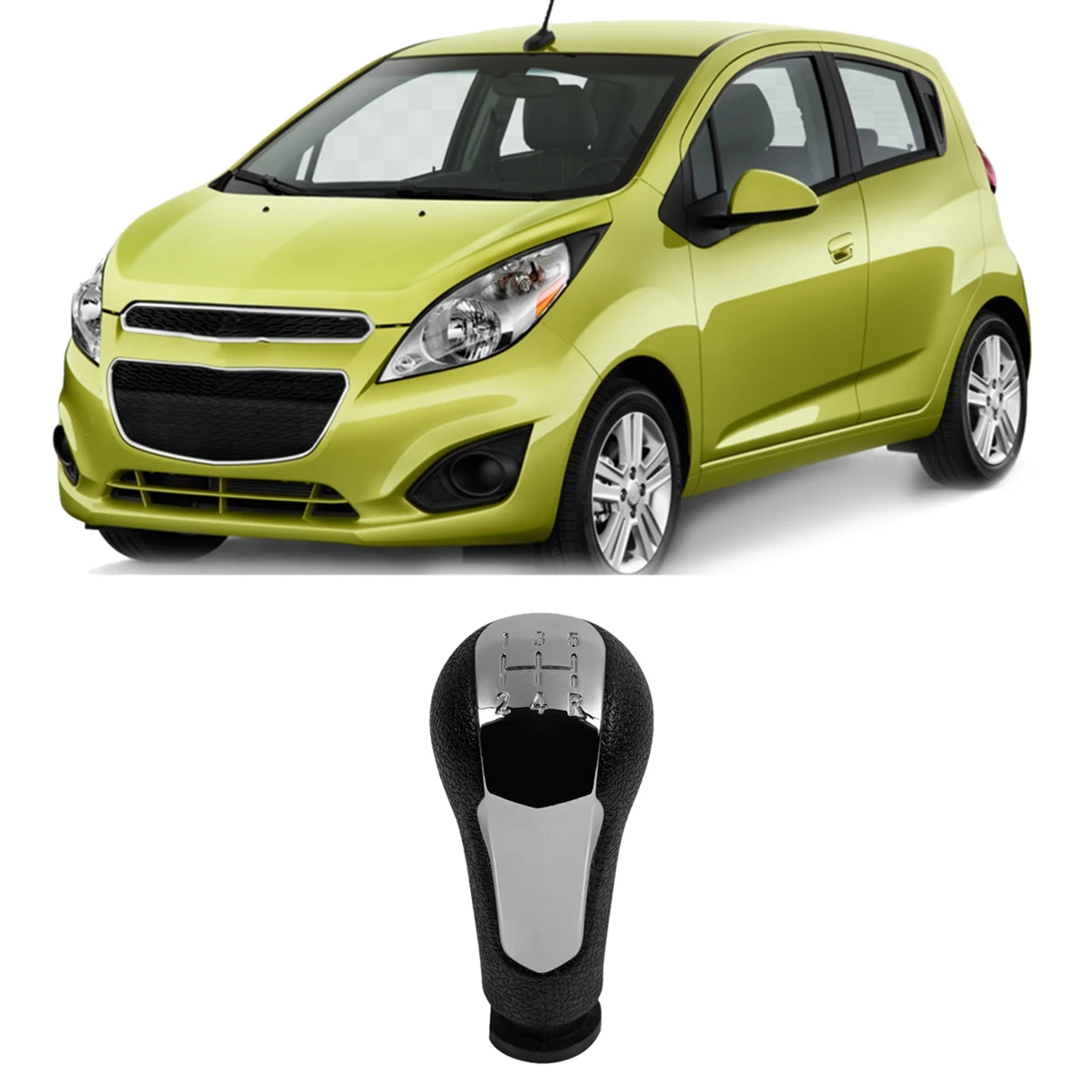 Рукоятка для Chevrolet Spark 2011-2016 Chrome 5 скоростей