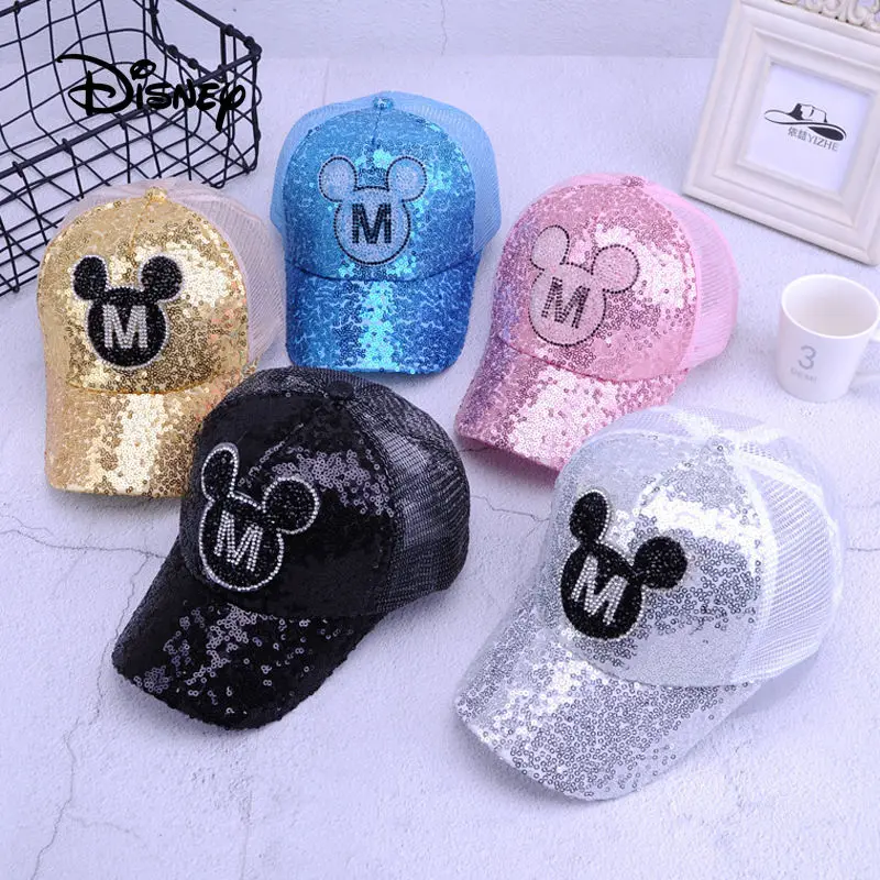 

Disney Children's Summer Hat Cartoon Mickey Baseball Caps Boys Girls Adjustable Sun Hats Visors Hat for Outdoor Sports Travel