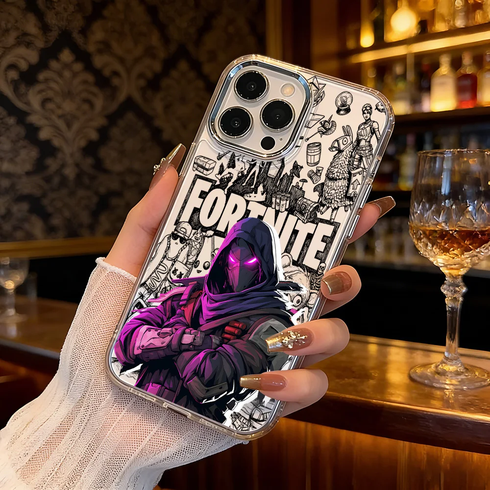 Фото Чехол для телефона с изображением мультяшных героев Battle Royale Fortnite для Xiaomi Redmi Note A5 15 14 13 14c 13c 12 11 12s 12c 10c 10 Pro Plus 4G 5G №4