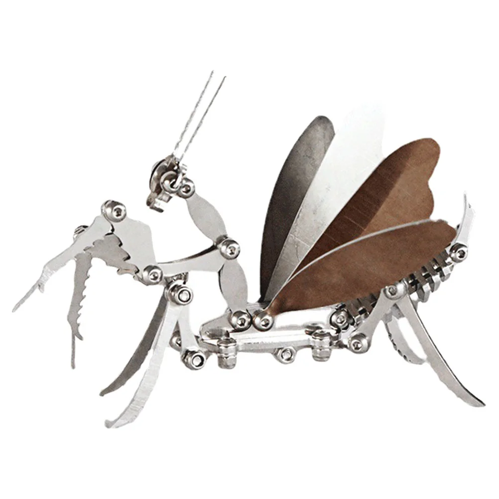 

Vintage Desktop Decor Novelty Mantis Decoration Miniature Animal Statue Handmade Craft Household Model