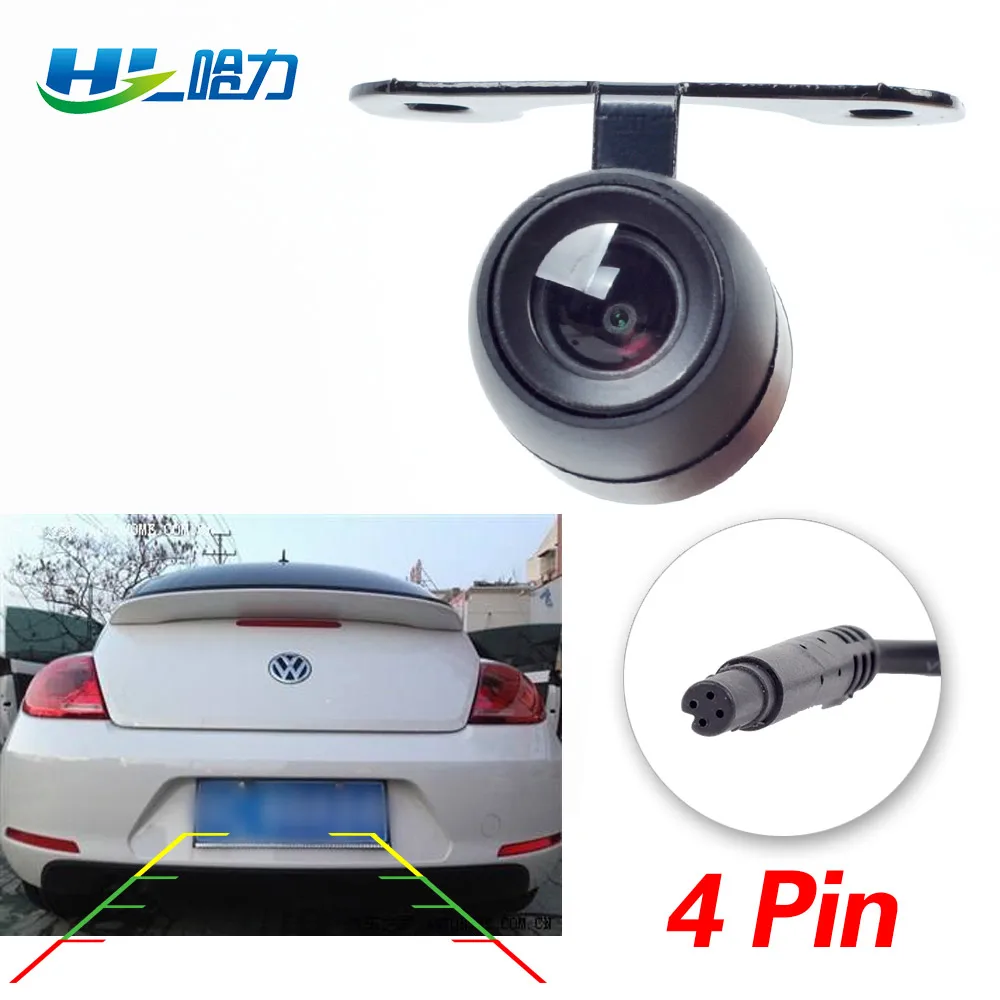 HL Car Rear View Camera Waterproof 2.5mm Jack Port PAL Rear Camera Parking Camera CCD For Car DVR Video Recorder Universal