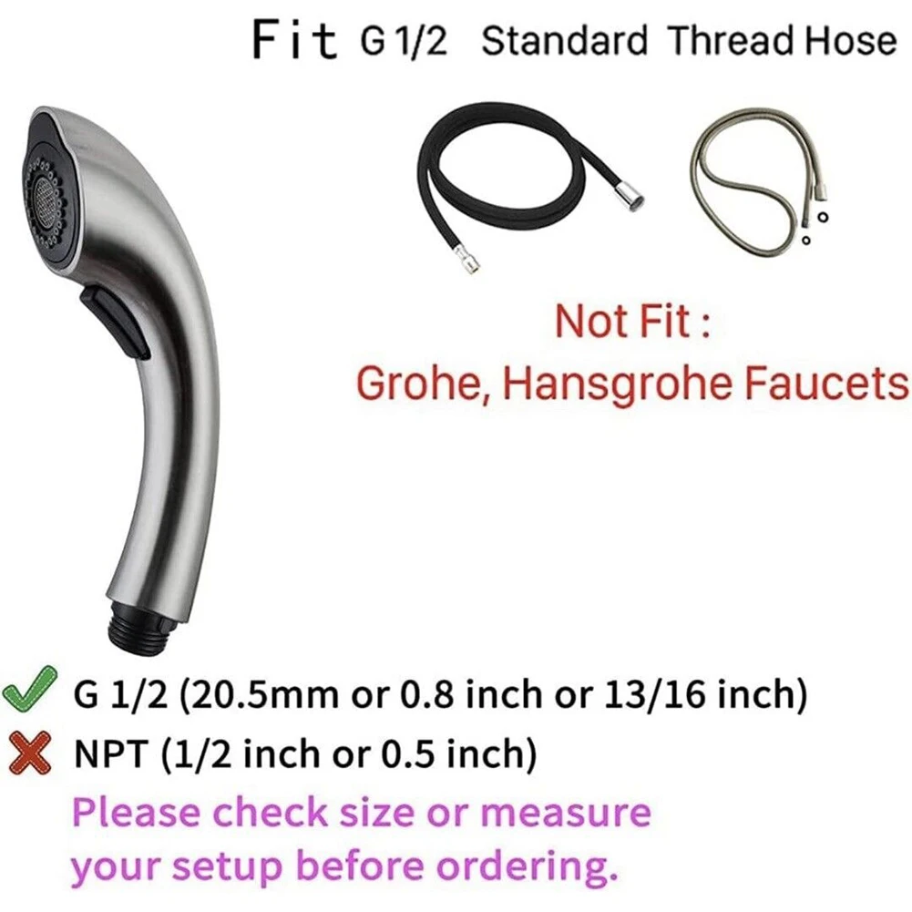 Кухонный опрыскиватель выдвижной смеситель сменная распылительная головка G 1/2