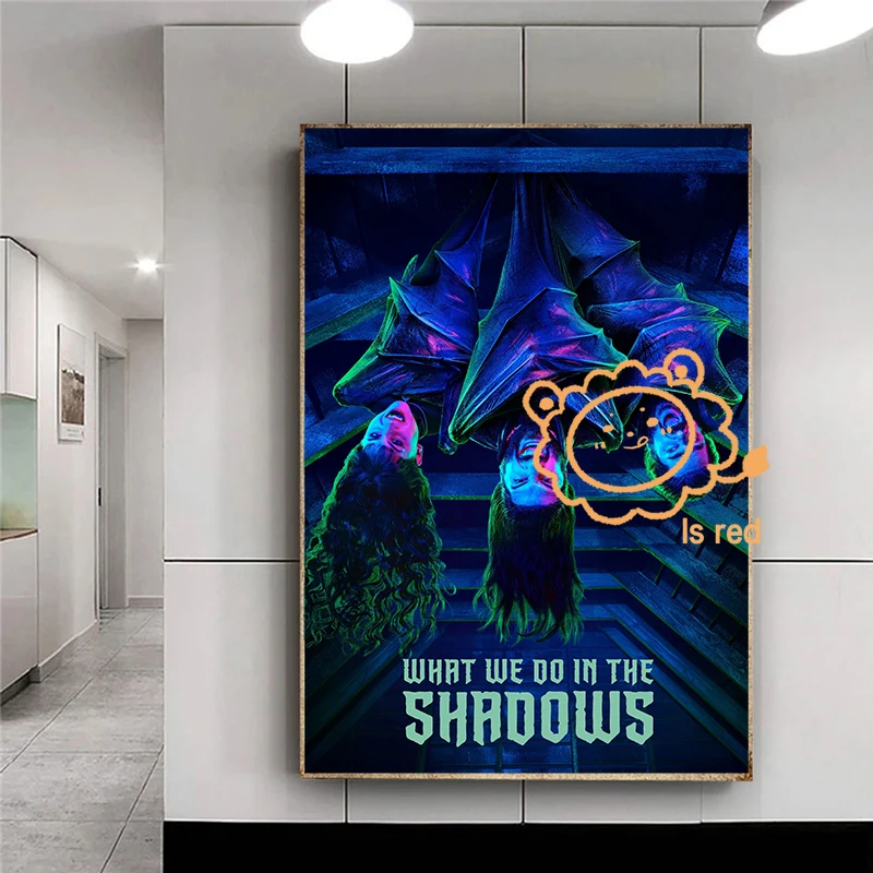 Плакат с изображением фильма ужасов