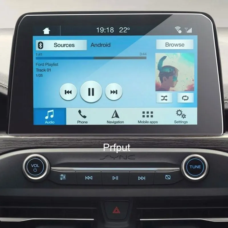 

Закаленное стекло для Ford Focus MK4 2018-2021, 8-дюймовый автомобильный GPS-навигатор, экран, закаленная пленка против царапин, защитная наклейка