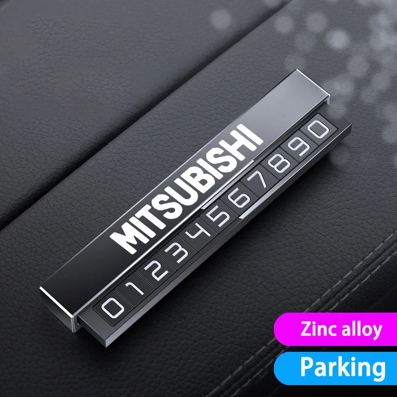 

Hidden Parking Number Plate Temporary Parking Card One-click hide For Mitsubishi Lancer Asx Outlander Pajero Mirage Accessories