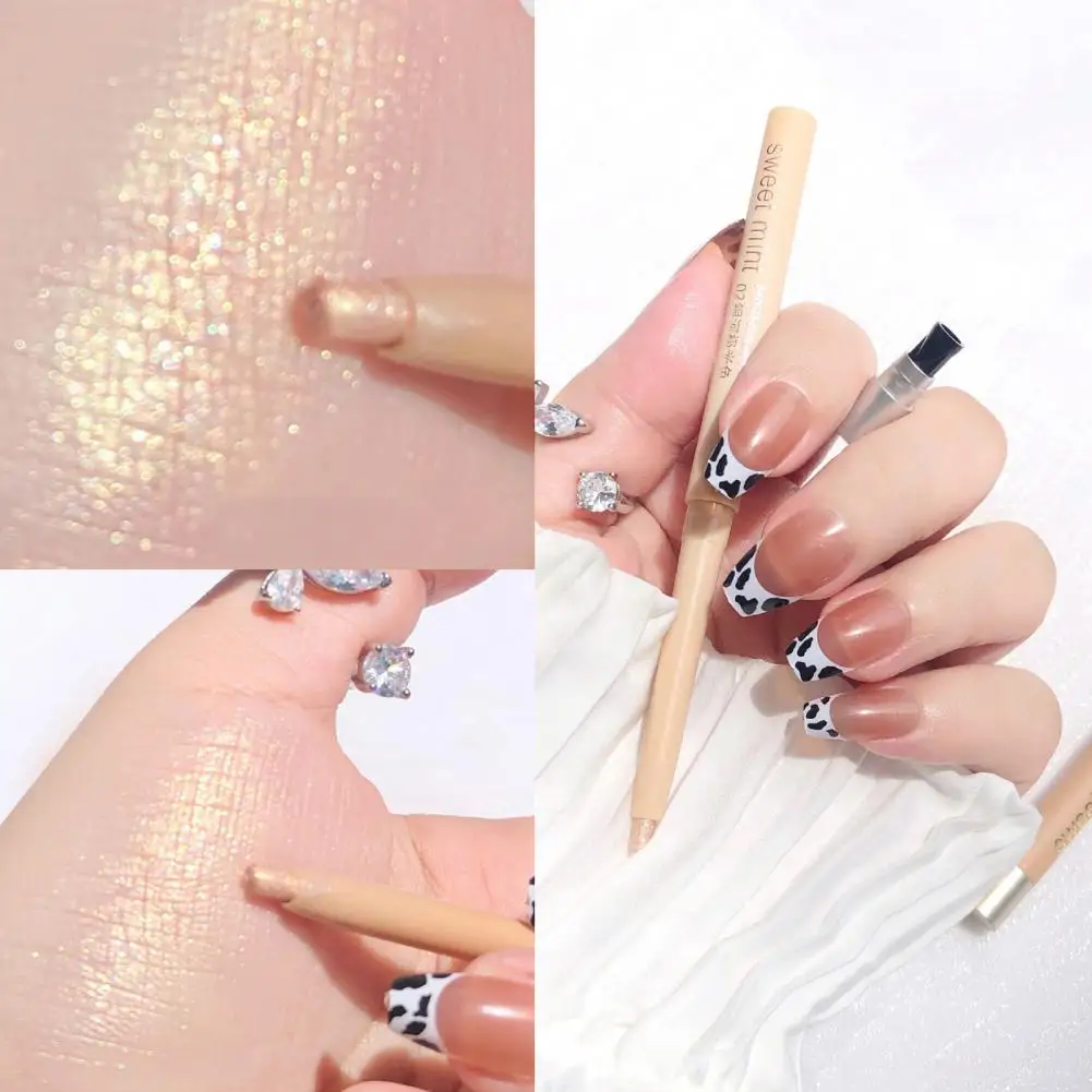 

Стильная подводка для глаз 8 г, легкая подводка для глаз, ручка с нежной текстурой, устойчивая к размазыванию, аксессуары для контуринга шелк...