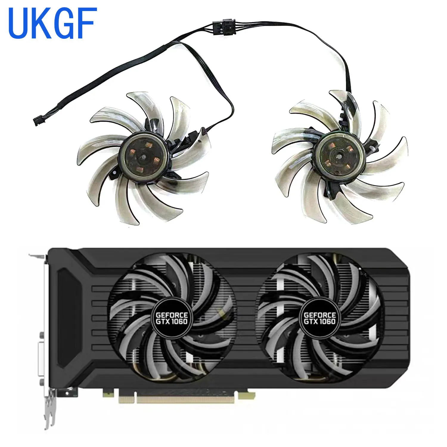 Фото Новый 85 мм GA91S2U GA91S2H FDC10H12S9-C P106-100 Koelventilator Voor Palit Geforce GTX1060 GTX1080 GTX1070 8G Dual Grafische Ka №1