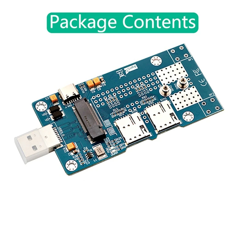 Адаптер M.2 на USB 3.0 с двумя слотами для NANO SIM-карт, поддержка модулей 3G4G5GLTE 30423052 для настольных ПК-EFT (art.: 3920d8def90ab) - 3920d8def90ab