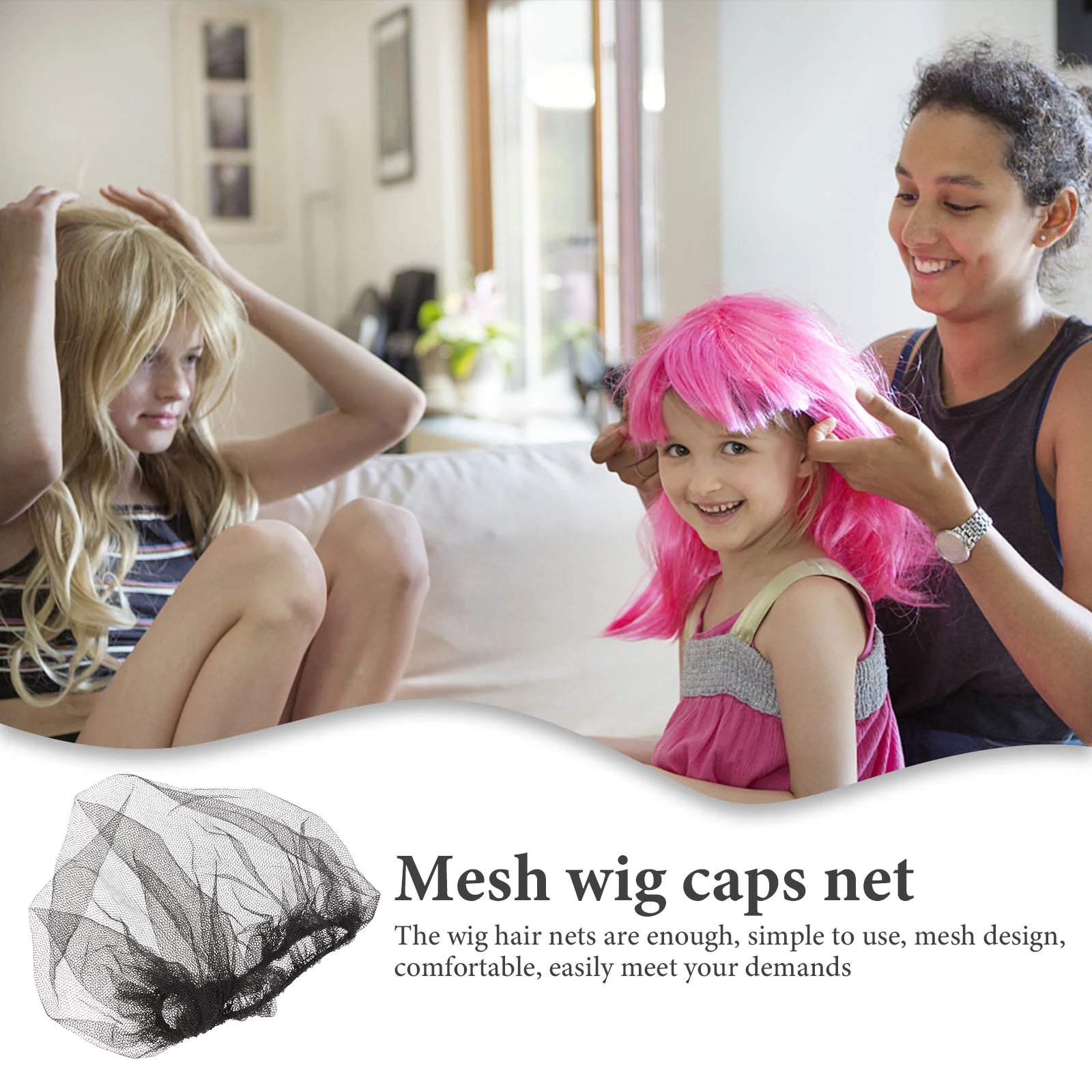 

10 Pcs Cap Cap Women Nets Extra Fine Fabric Mesh Hairnet Hairnets Women's