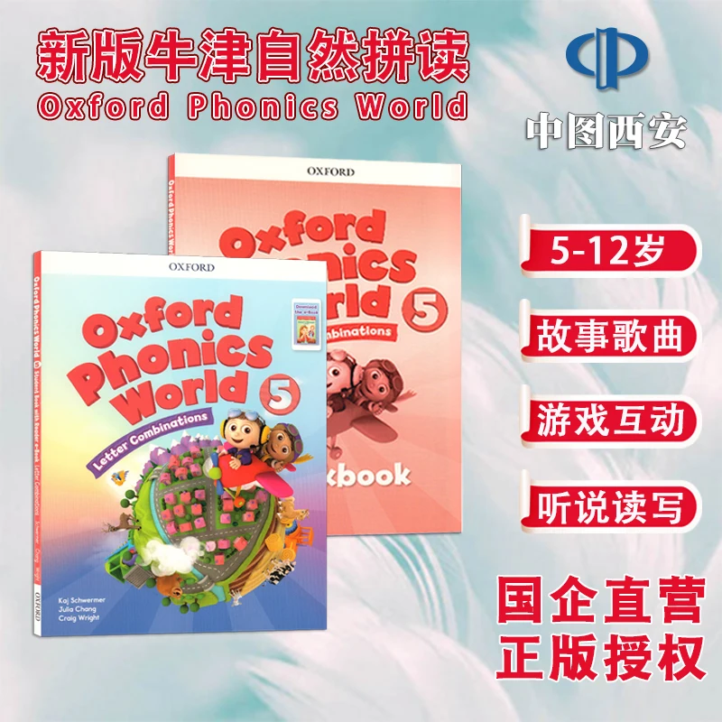 

Books For Teenagers 2 Books/set English Books Oxfords Phonic World Level 5 Textbook+Workbook Books In English