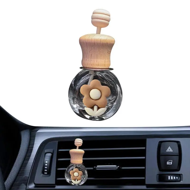 

Car Air Outlet Freshener Diffuser Glass Bottle Auto Fragrance Oils Empty Glass Bottle Clip For Car Vent Outlet Perfume Ornament
