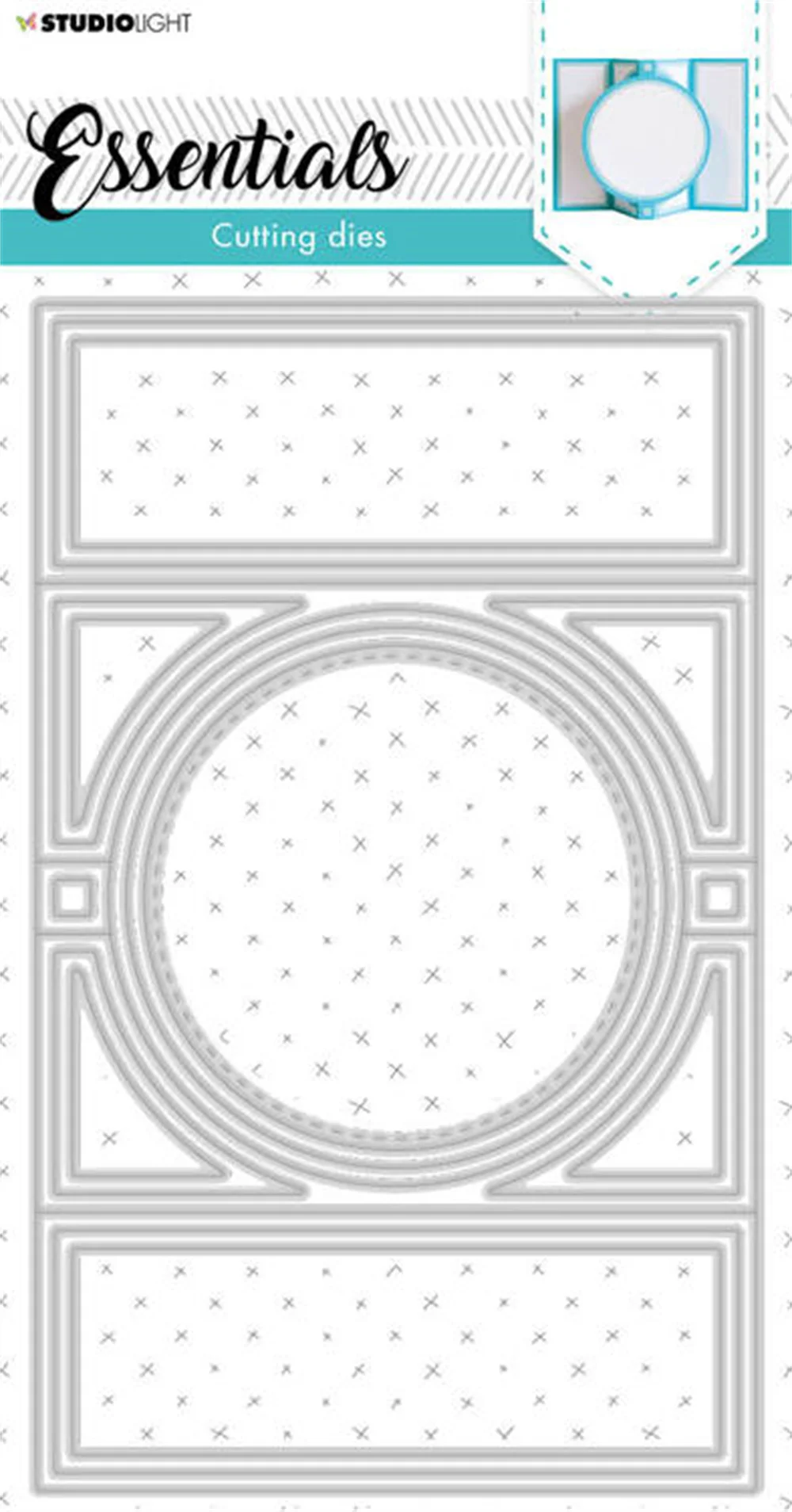 

Newest Hot Sale Circle Metal Cutting Dies Scrapbooking Paper Template Make Diy Gift Card Mold Decoration Craft Embossing Stencil