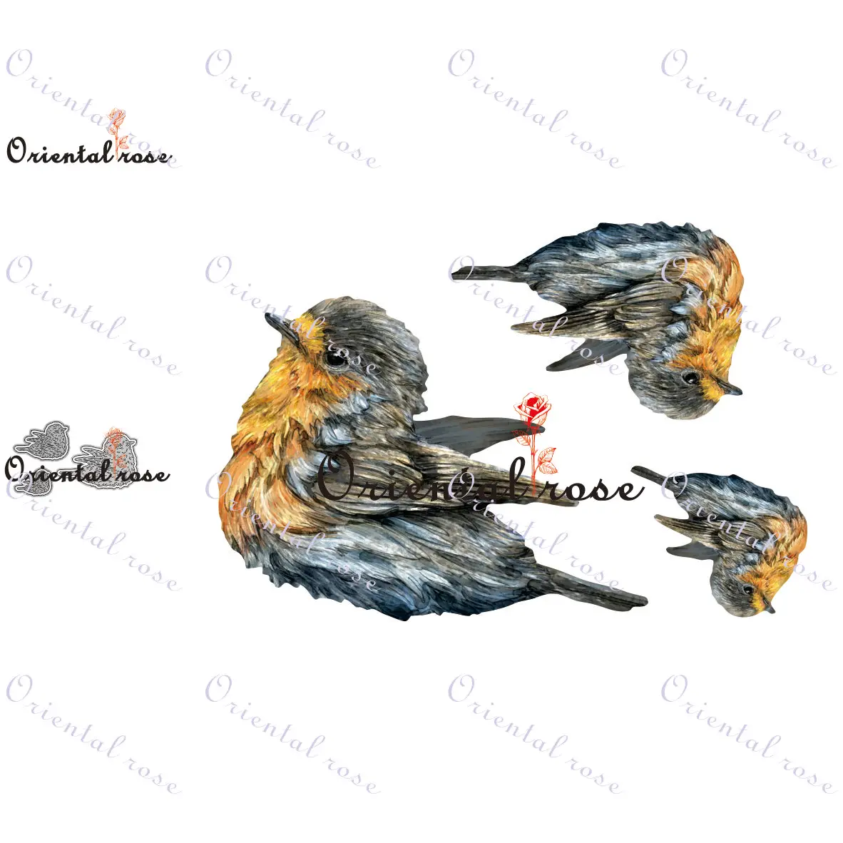

Bird series metal cutting die scrapbook new 2022 cutting die