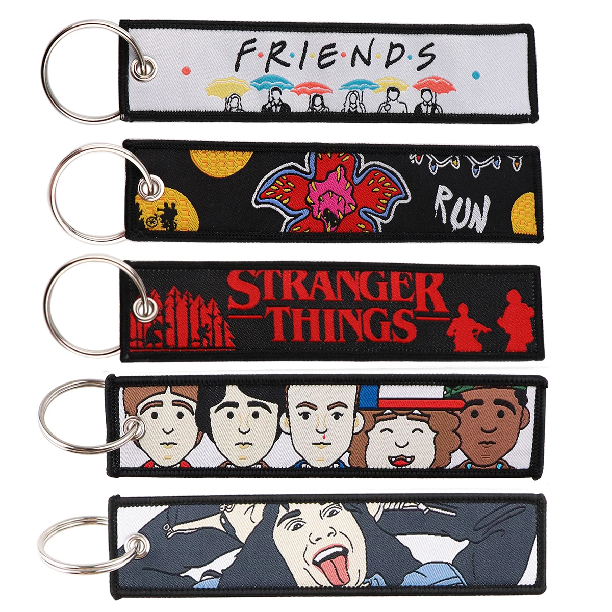 

Horror TV Key Tag Keychains for Men Keyring Friends Car Keys Fashion Jewelry Accessories Gifts
