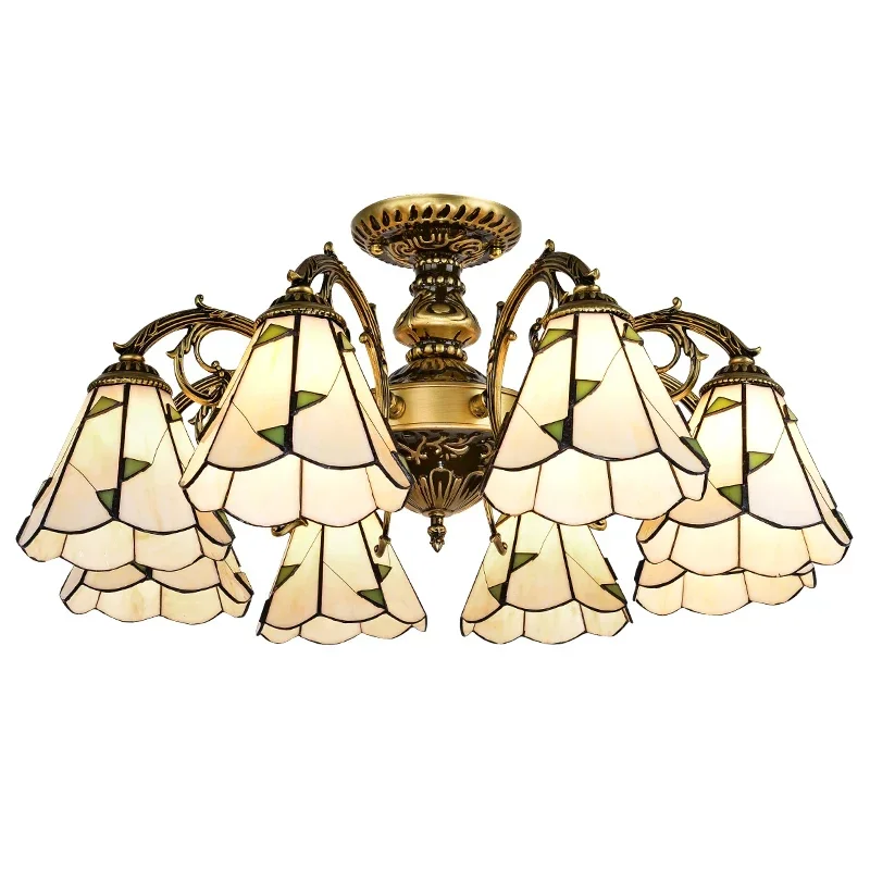 Металлический потолочный светильник в сельской местности для дома блеск